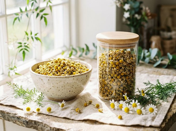 Caffeine-Free Evening Infusions: Chamomile, Lavender, Lemon Balm & Linden