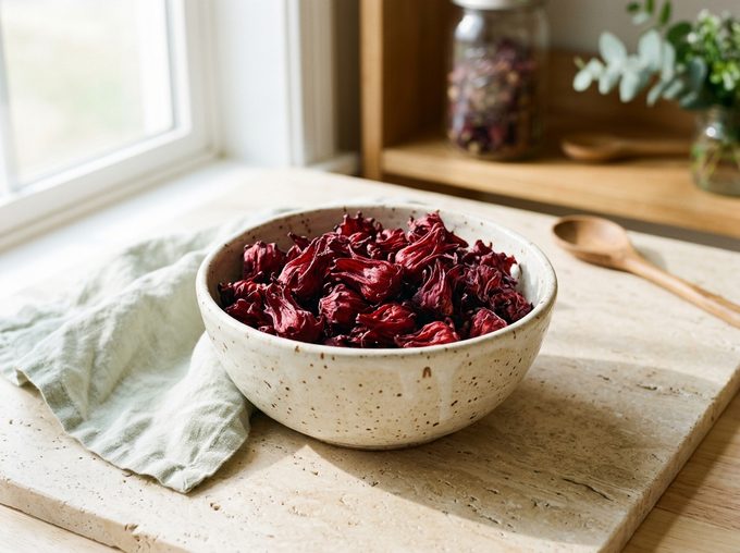 Roselle Hibiscus (Hibiscus sabdariffa)